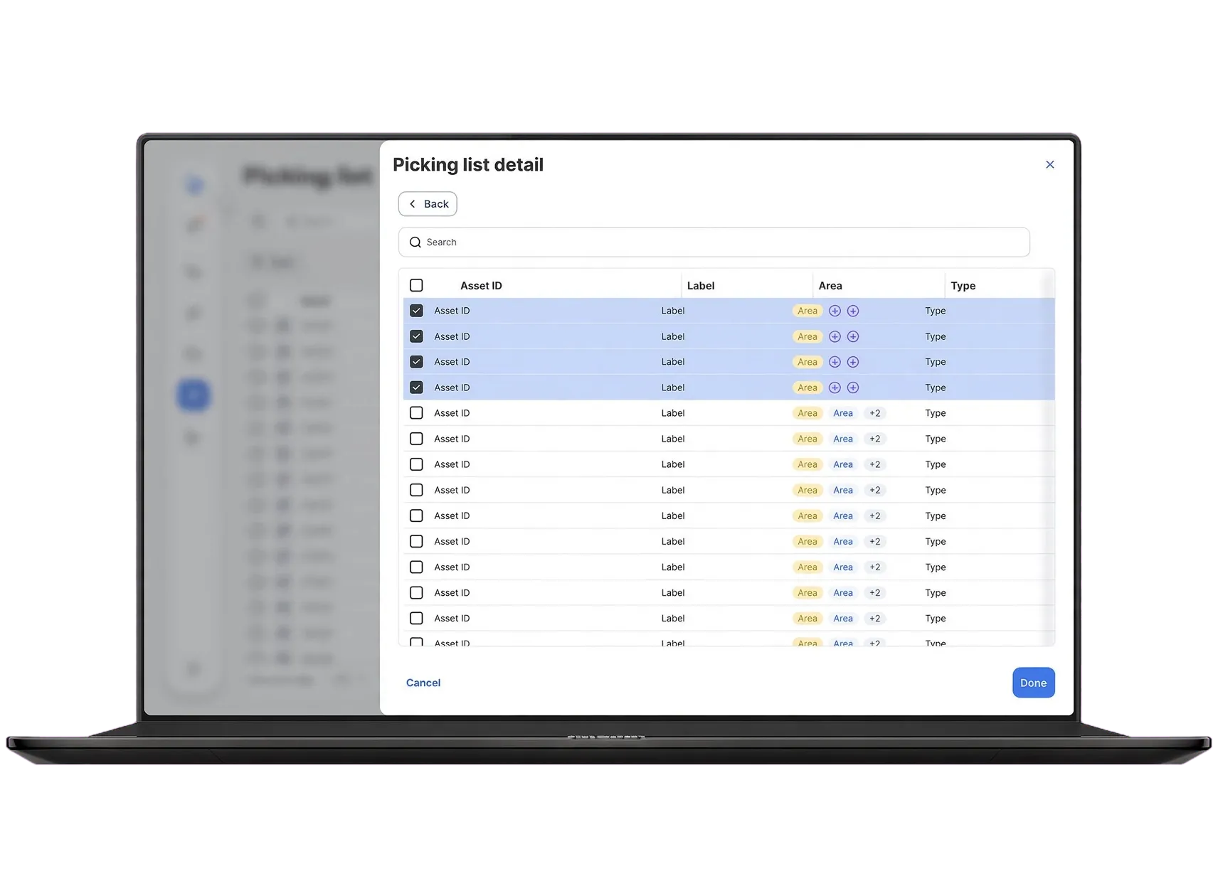 Liste di prelievo / Workflow Manager